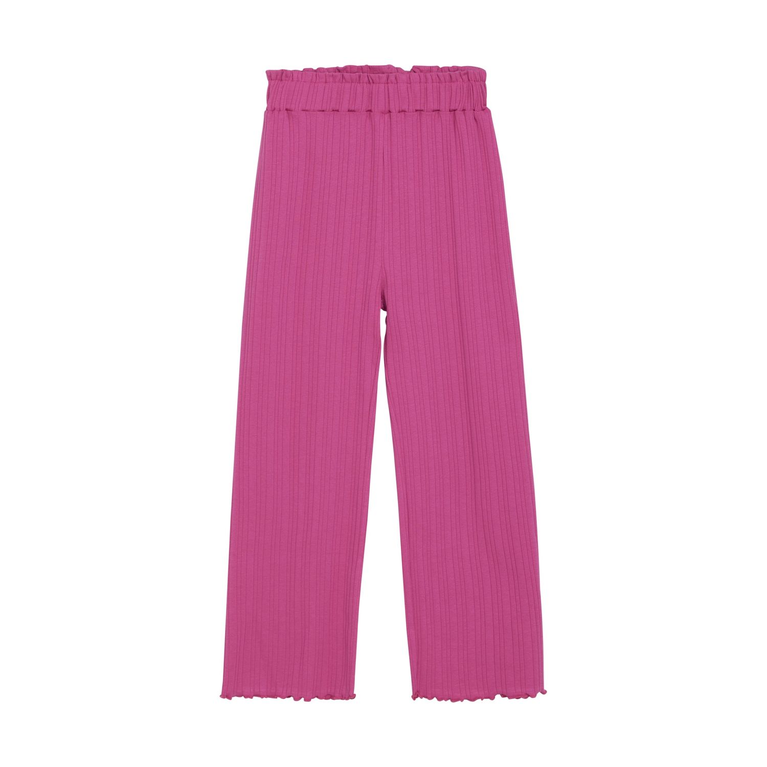 Rib Pants | Fuschia Fedora