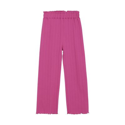 Rib Pants | Fuschia Fedora