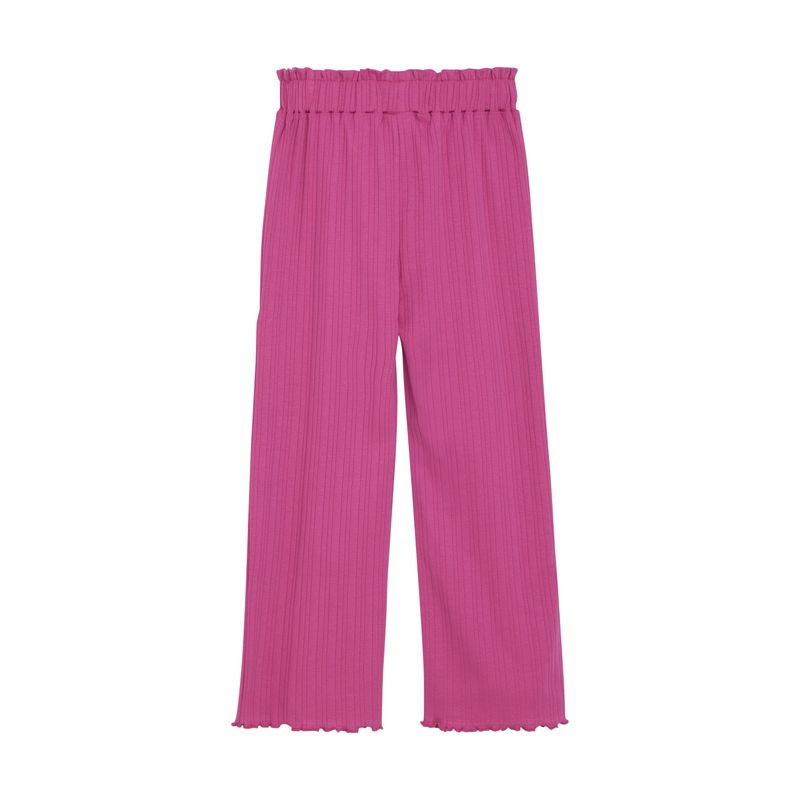Rib Pants | Fuschia Fedora