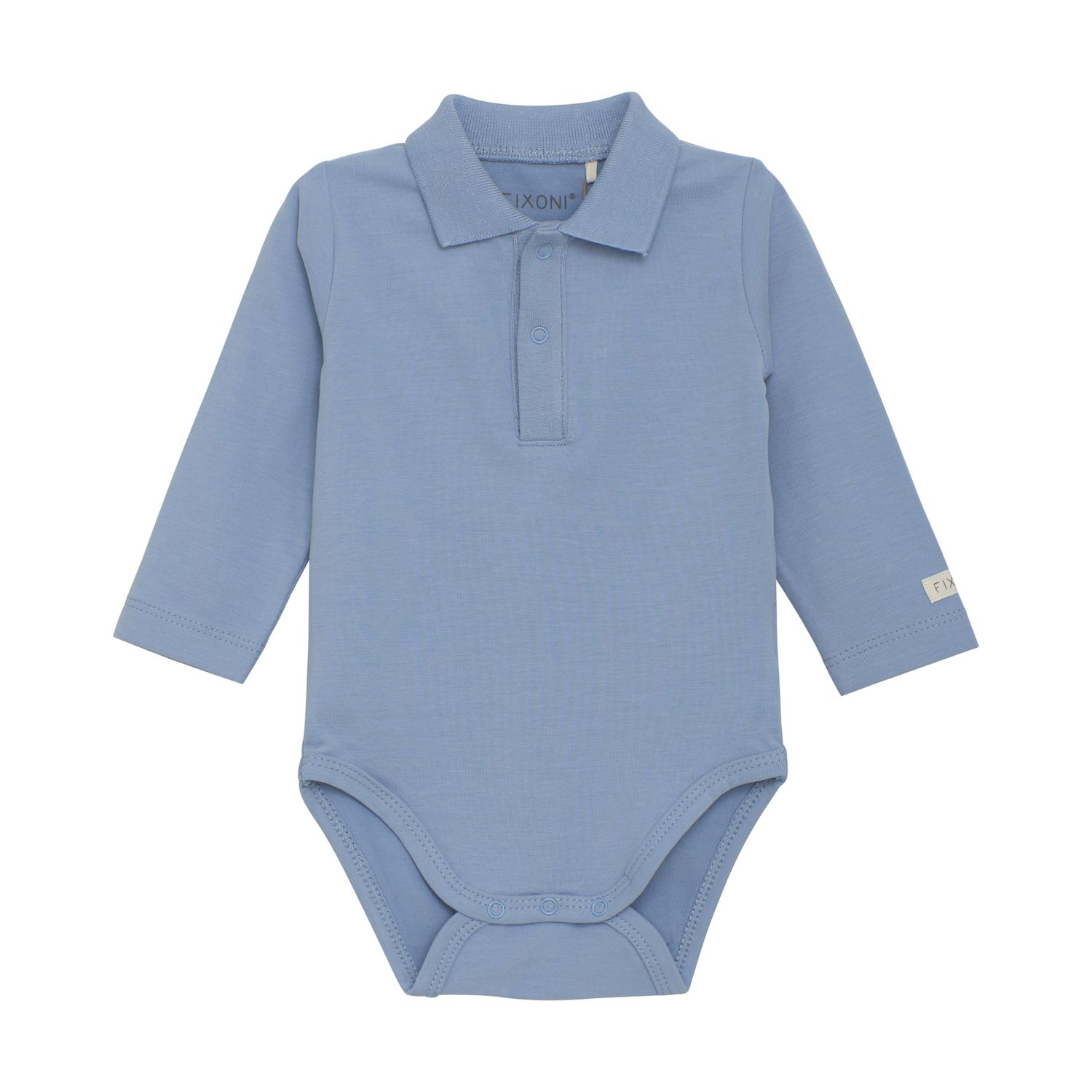 Long Sleeve Collared Bodysuit | Rain Washed