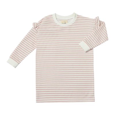 Cora Dress | Pink Glimmer Stripe