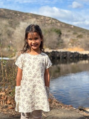 Debbie Dress | Lavender Floral