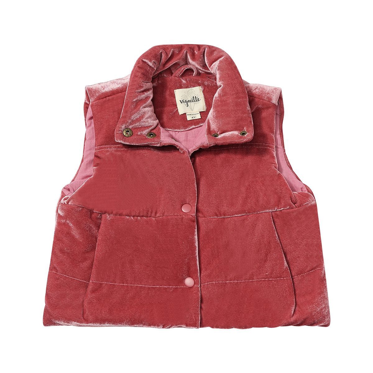 Parker Vest | Rose Velvet