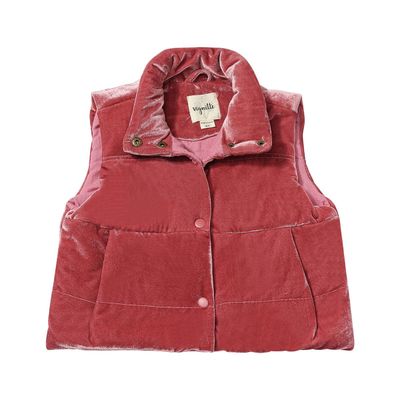 Parker Vest | Rose Velvet