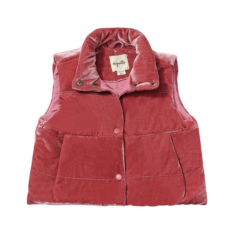 Parker Vest | Rose Velvet