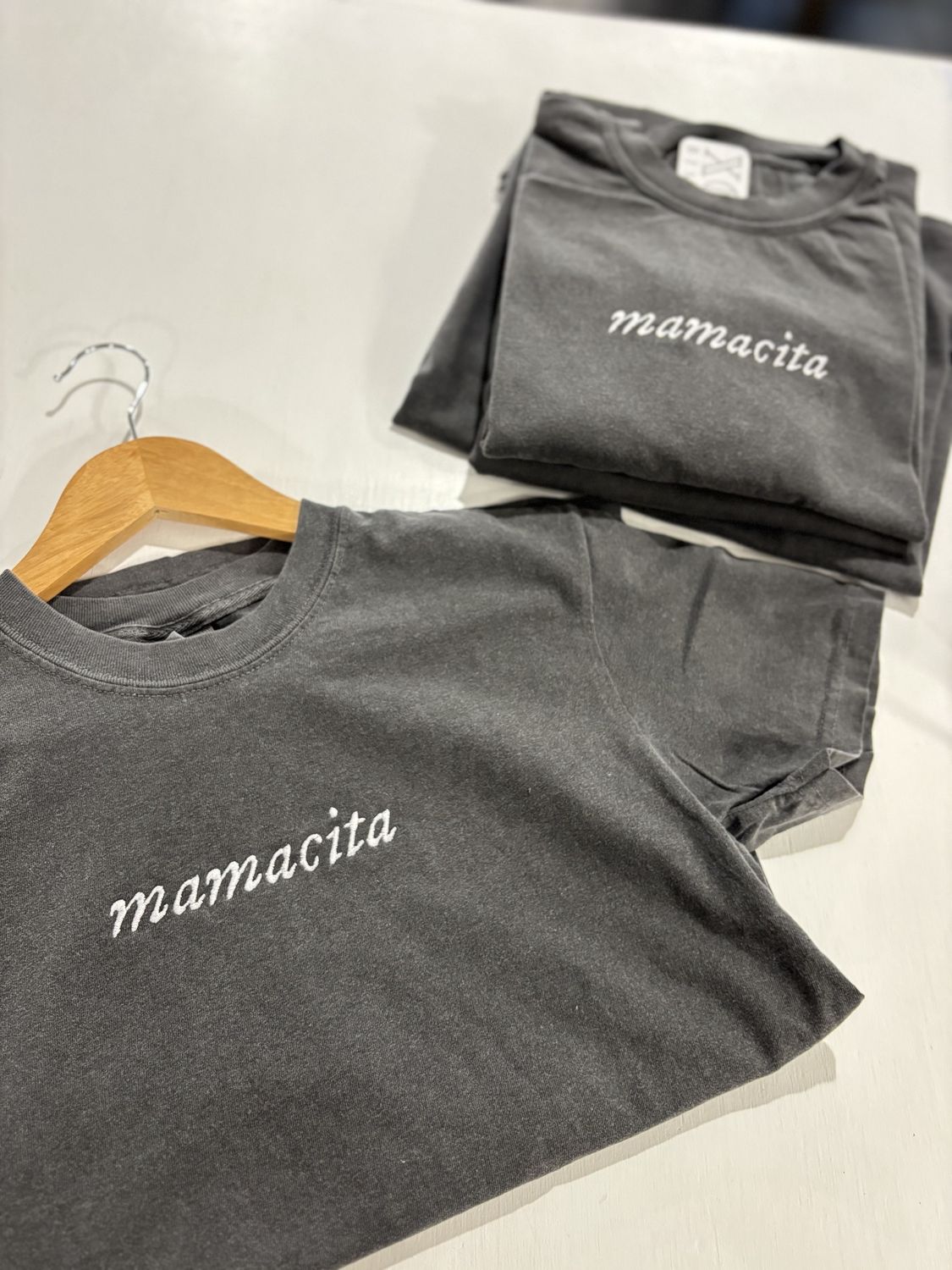 &quot;Mamacita&quot; Embroidered Tee