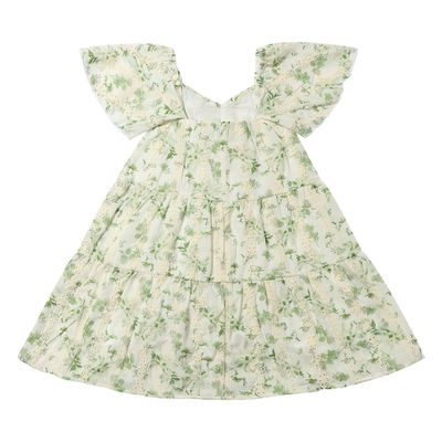 Sierra  Dress | Green Print