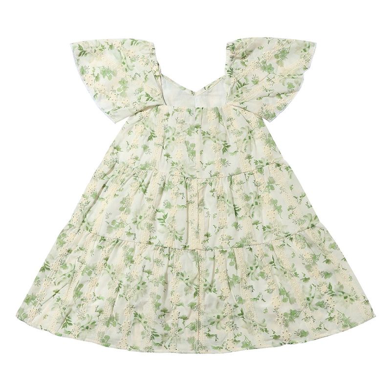 Sierra  Dress | Green Print