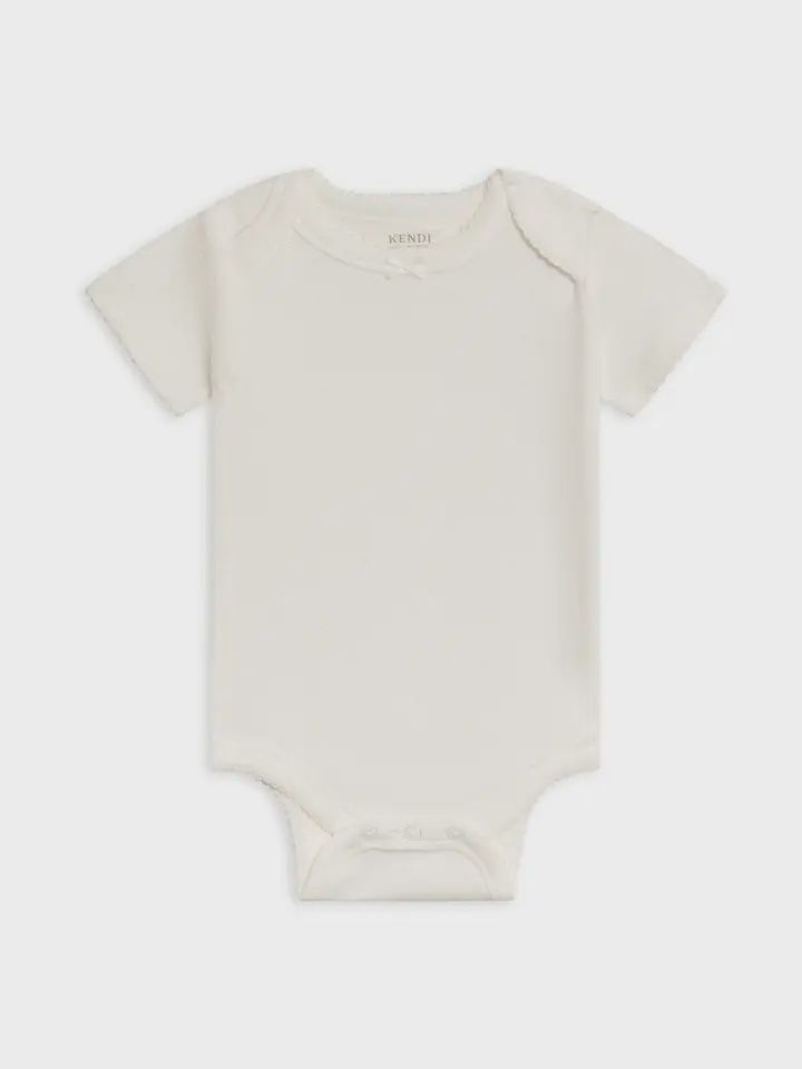 Josie Pointelle Bodysuit | Coconut