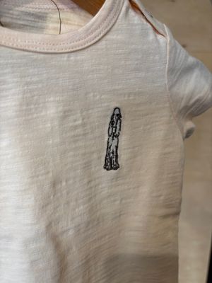 SM Dog Embroidered Baby Tee