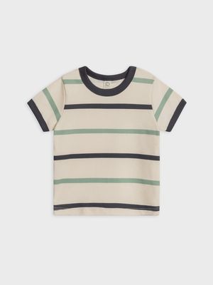 Andy Ringer Tee | Aldo Stripe / Navy + Jade