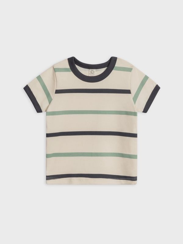 Andy Ringer Tee | Aldo Stripe / Navy + Jade
