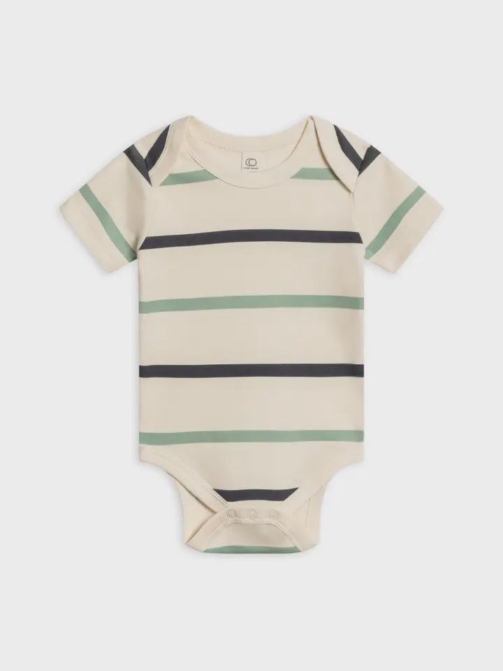 Afton Bodysuit | Aldo Stripe / Navy + Jade