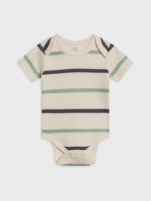 Afton Bodysuit | Aldo Stripe / Navy + Jade