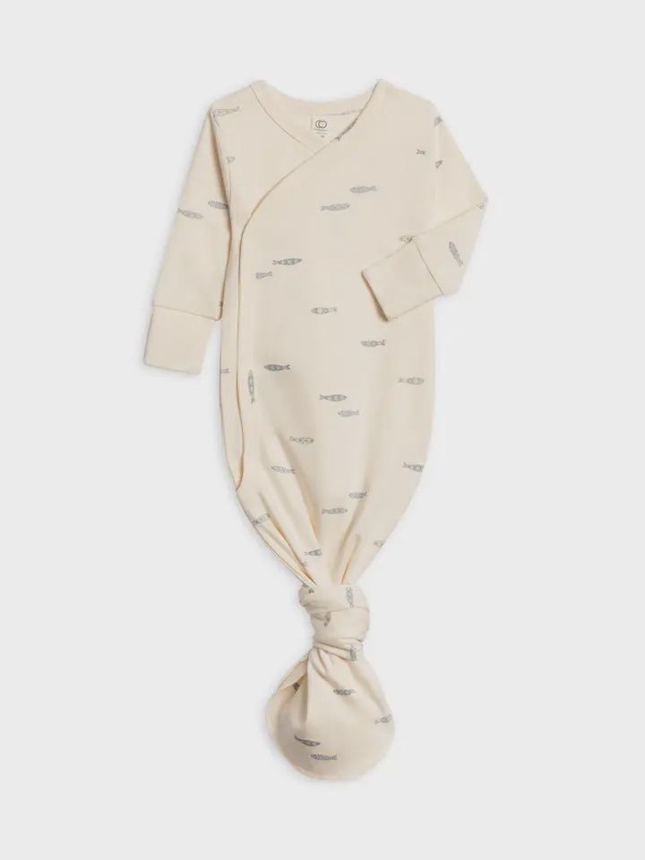 Indy Kimono Gown | Fish / Marino + Rain