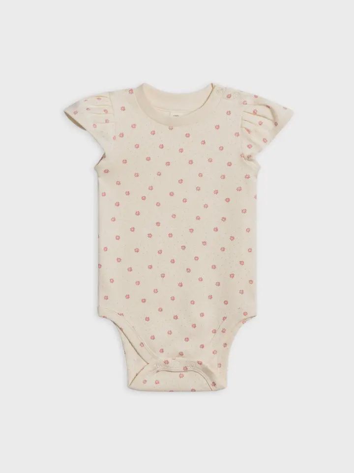Pearl Petal Sleeve Bodysuit | Carla Floral + Punch