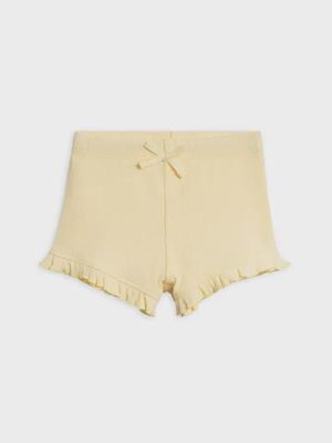 Lydia Ribbed Ruffle Shorts | Butter