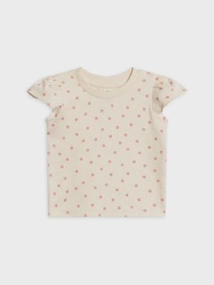 Pearl Petal Sleeve Tee | Carla Floral / Punch