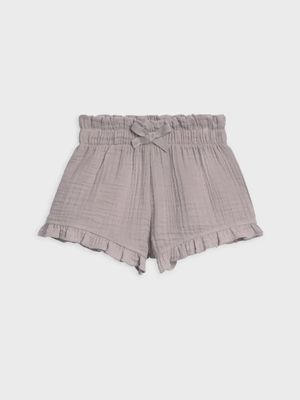 Luz Muslin Flutter Shorts | Lilla