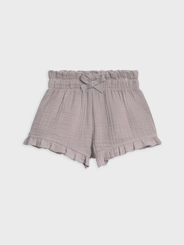 Luz Muslin Flutter Shorts | Lilla