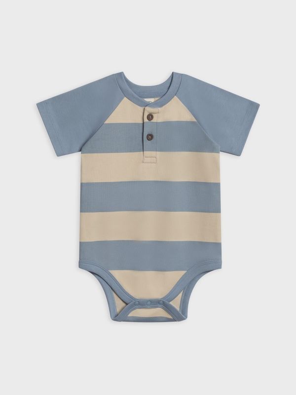 Sosa Raglan Bodysuit | Marco Stripe / Rain + Oat