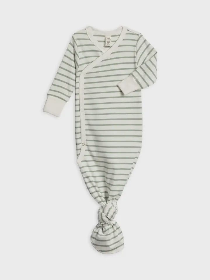 Indy Kimono Gown | Vitto Stripe + Jade