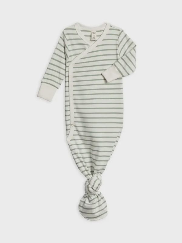 Indy Kimono Gown | Vitto Stripe + Jade