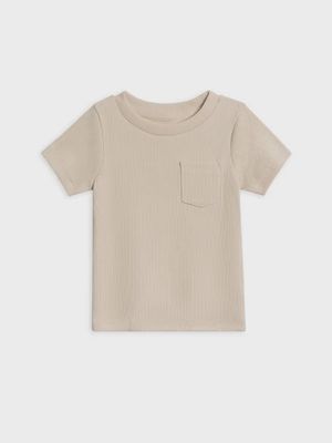 Lou Ribbed Pocket Tee