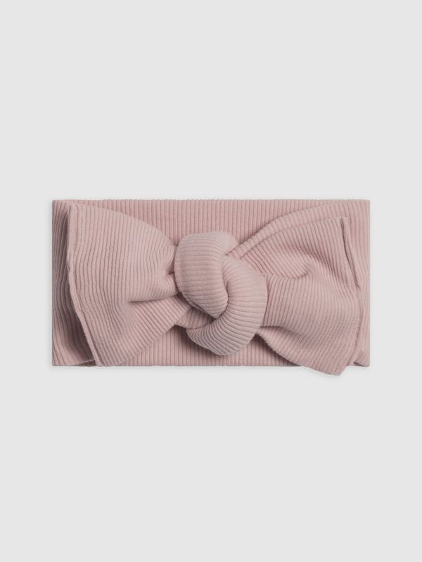Ribbed Bow Wrap | Rosa