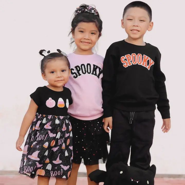 Boo Halloween Tulle Bow Clip