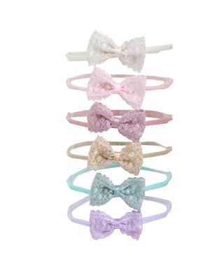 Antique Lace Baby Bow Headband