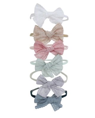Eyelet Baby Bow Headband