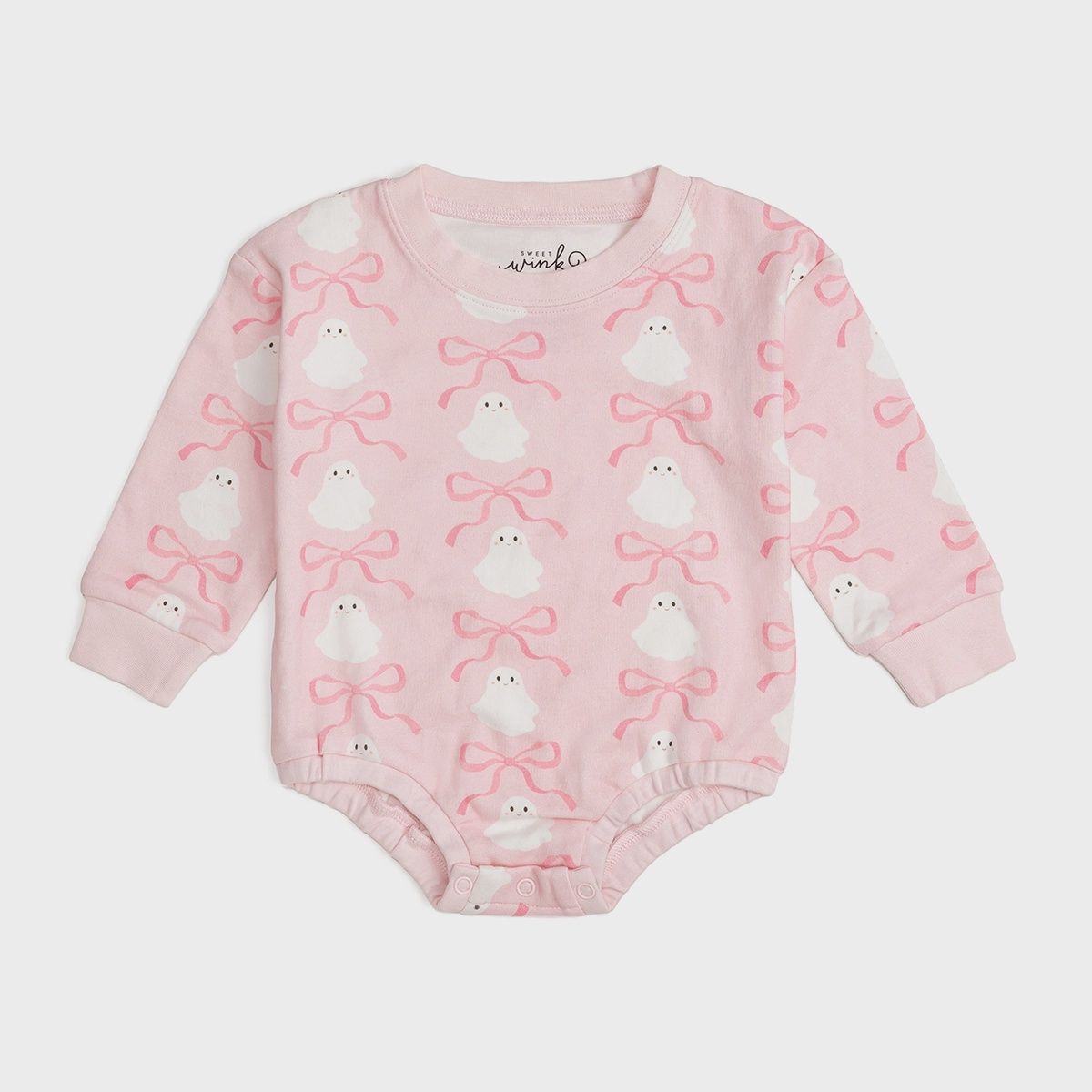 Coquette Ghost Halloween Romper