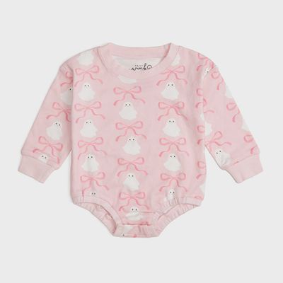 Coquette Ghost Halloween Romper