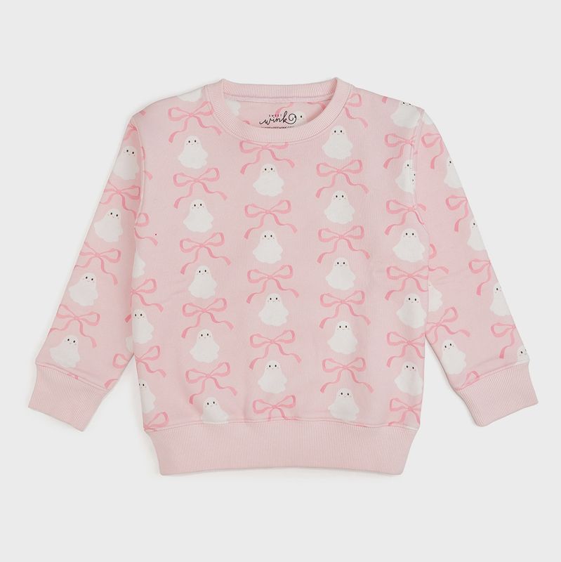 Coquette Ghost Halloween Sweatshirt