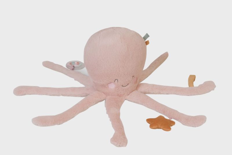 Multi Activity Fluffy Octopus