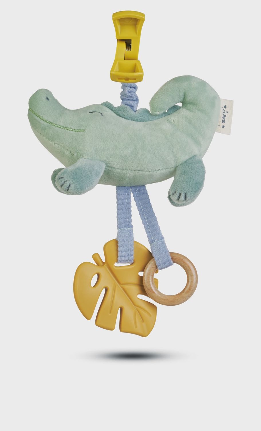 Jungle Party Teether-Rattle Crocodile