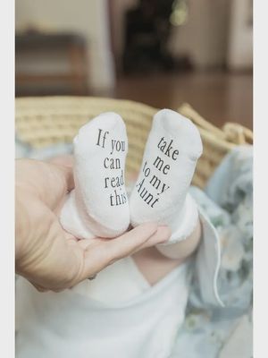 Take Me to My Aunt | Baby Socks