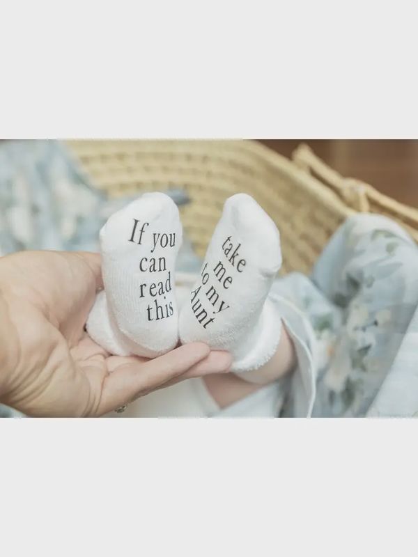 Take Me to My Aunt | Baby Socks