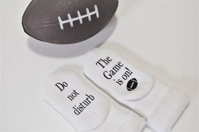 Do Not Disturb Football | Baby Socks