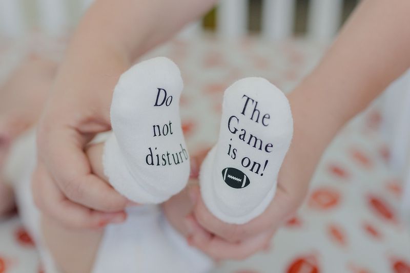 Do Not Disturb Football | Baby Socks