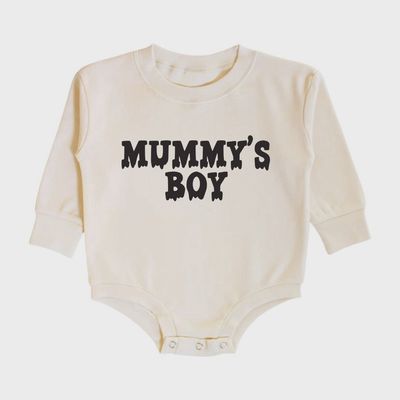 Mummy&#39;s Boy Halloween Romper