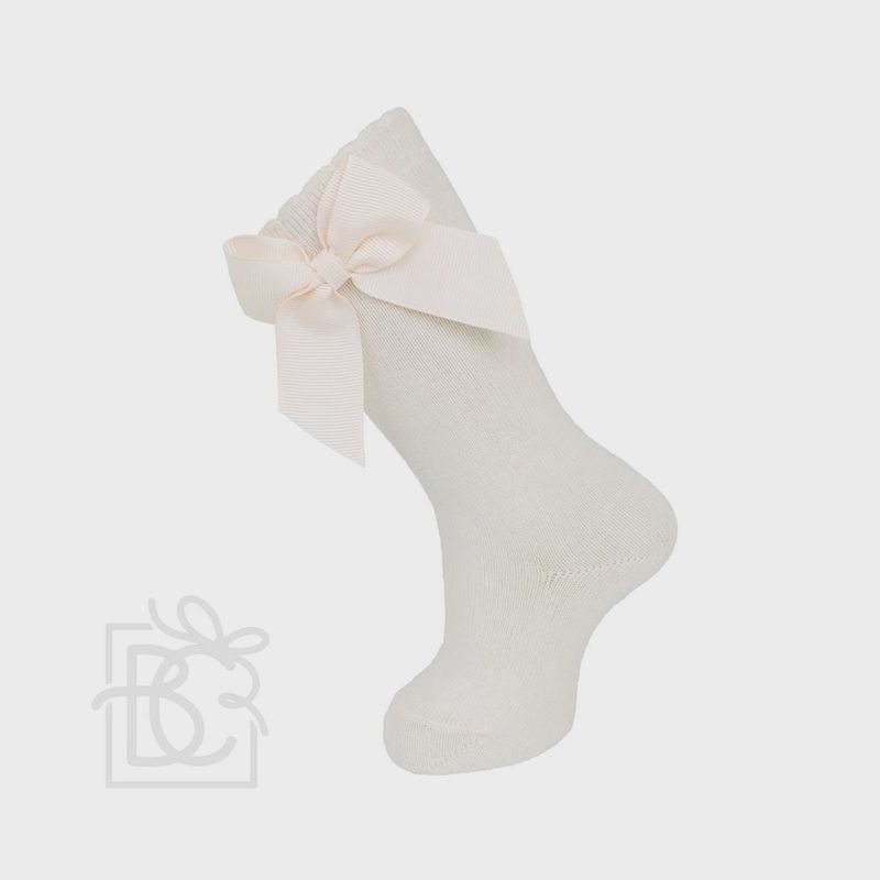 Knee Socks w/ Gross Grain Bow