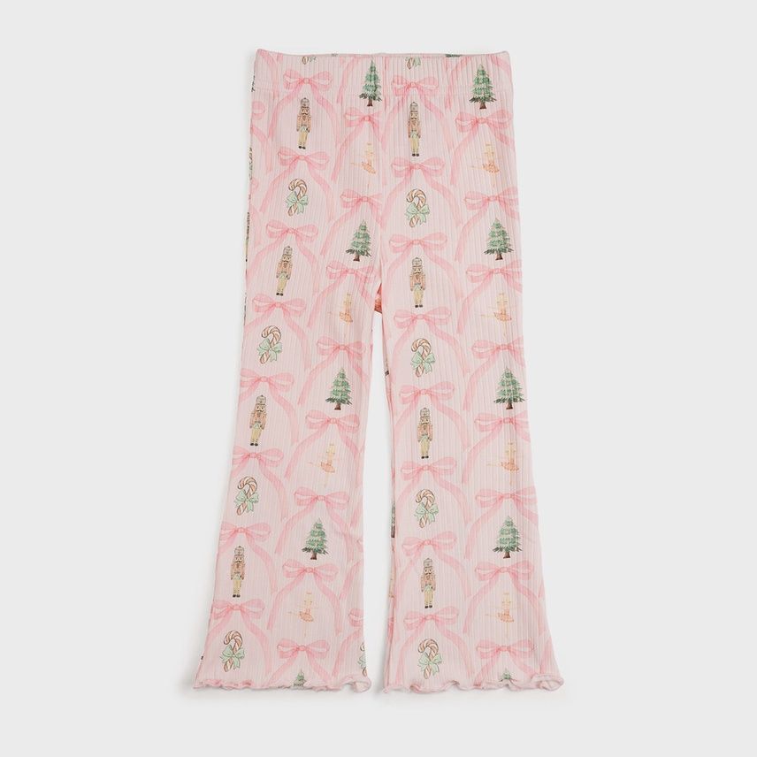 Nutcracker Trellis Christmas Flare Legging