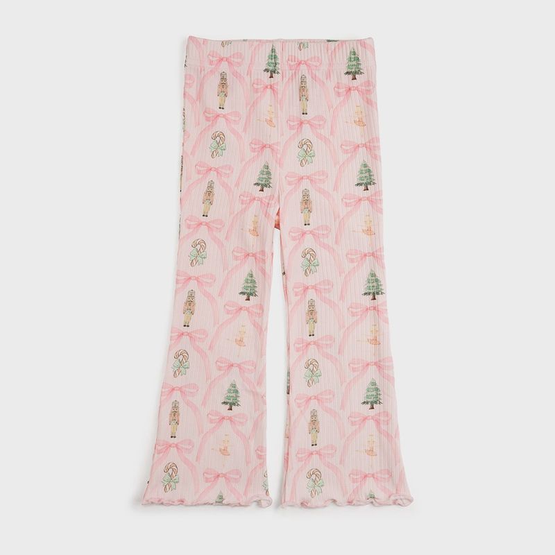 Nutcracker Trellis Christmas Flare Legging