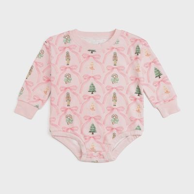 Nutcracker Trellis Christmas Romper