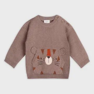 Tiger Pocket Knit Pullover &amp; Pant SET