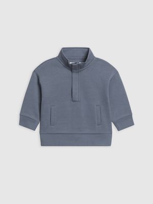 Eunan Fleece Half Zip Pullover Sweatshirt