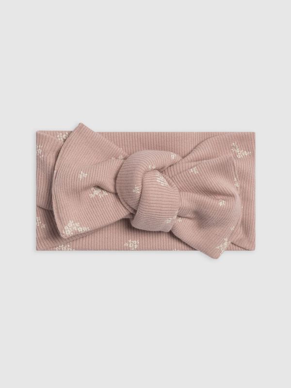 Ribbed Bow Wrap | Mauve Amaya Floral