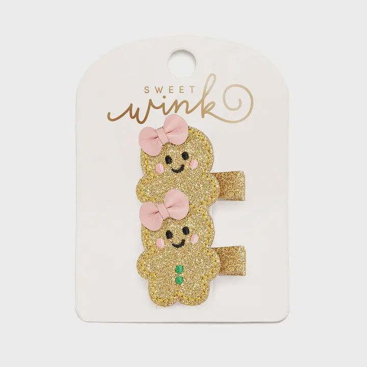 Gingerbread 2 PC Clip Set
